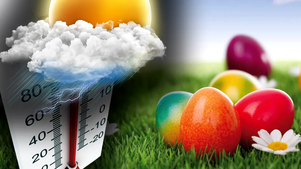 Zonele în care va fi frig de Paşte. Temperaturile nu vor trece de 6 grade Celsius