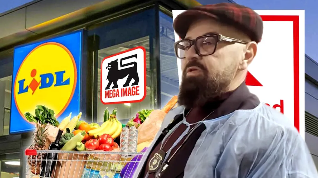 Piedone, dezamăgit după ce a călcat prin Lidl, Mega Image și Profi: „Diferențe între prețul de la raft și cel de la casă”