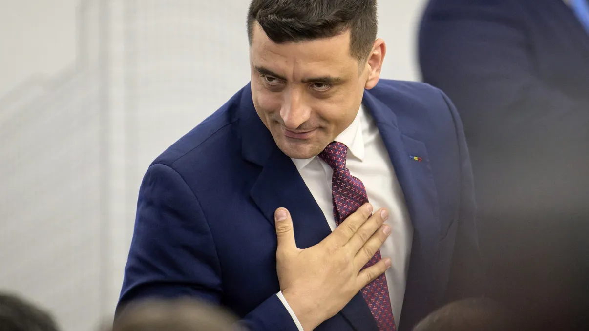 George Simion, alături de Călin Georgescu la vot. Gestul surprinzător făcut de Ilinca în secţia de votare, în turul al doilea