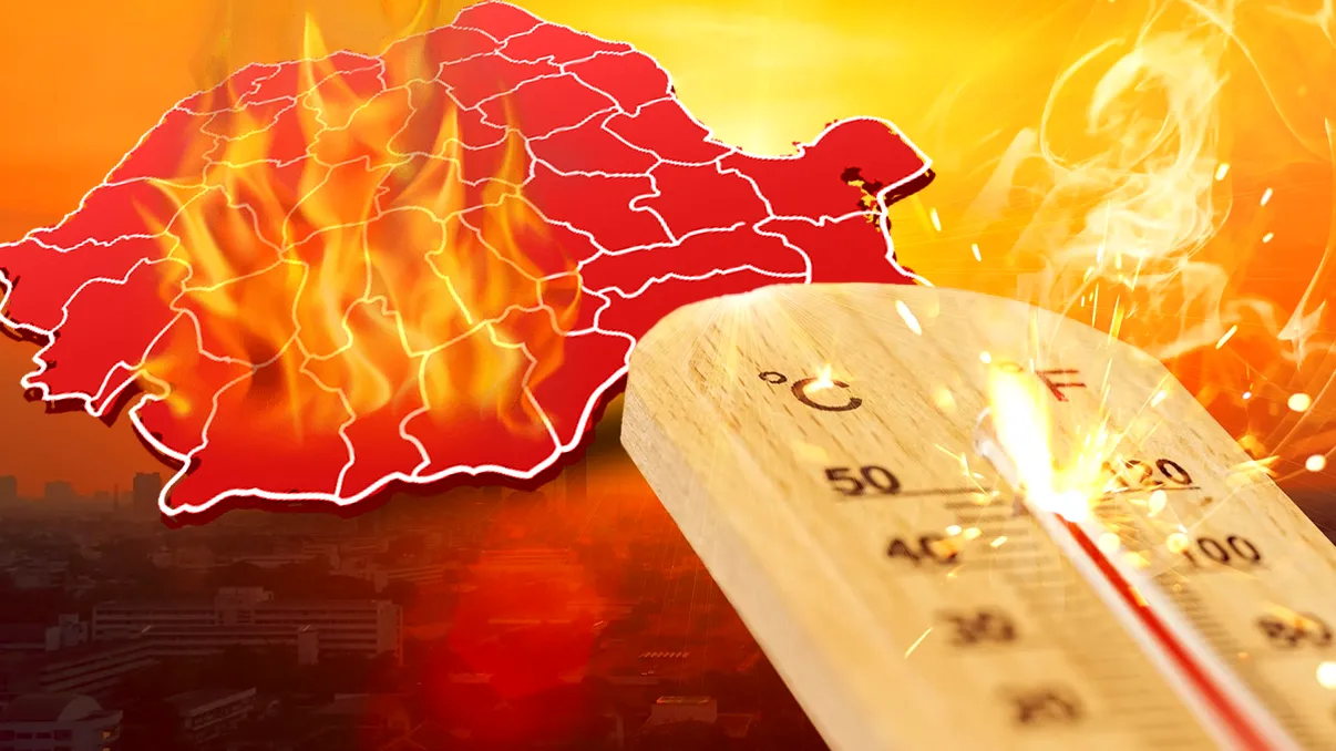 Când se depășește pragul de 40 de grade Celsius în România. BBC Weather și ANM anunță săptămâni de foc la noi în țară