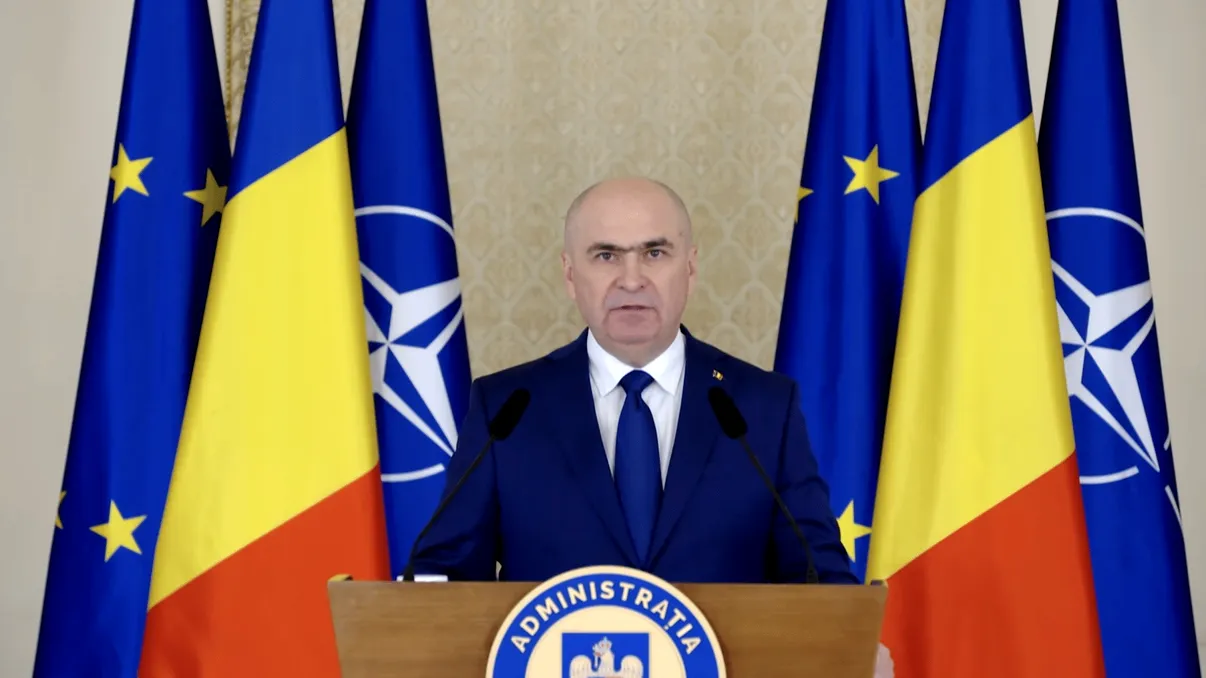 Gestul făcut de Ilie Bolojan înainte de discursul din Parlament. Noul premier a fost vizibil tensionat înainte de validarea Guvernului