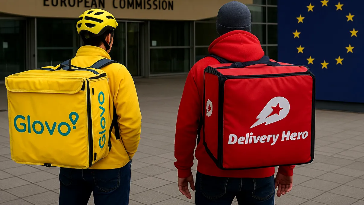 Amendă uriașă de 329 de milioane de euro pentru Glovo și Delivery Hero, acuzate de practici anticoncurențiale