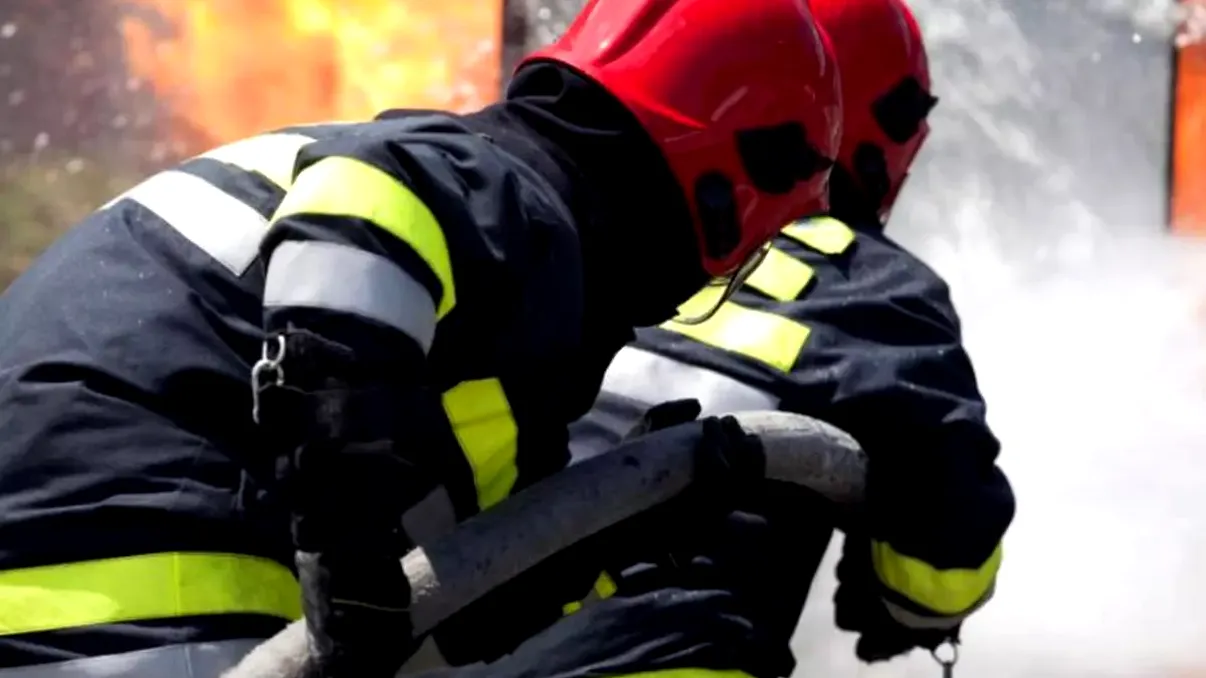 Incendiu la o pensiune din Delta Dunării. Doi turiști s-au autoevacuat, pompierii intervin cu mai multe autospeciale