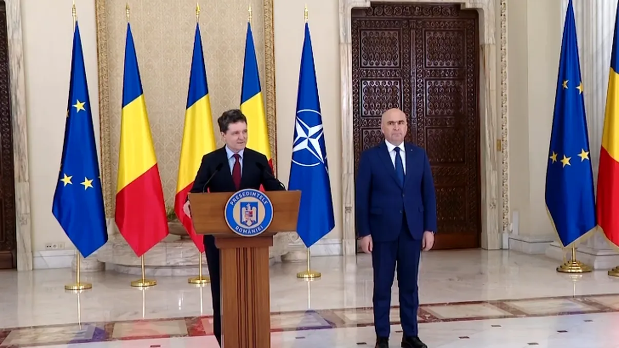 Ilie Bolojan şi Nicuşor Dan, încurcaţi la finalul anunţului premierului. Ce gafă au făcut cei doi la Palatul Cotroceni