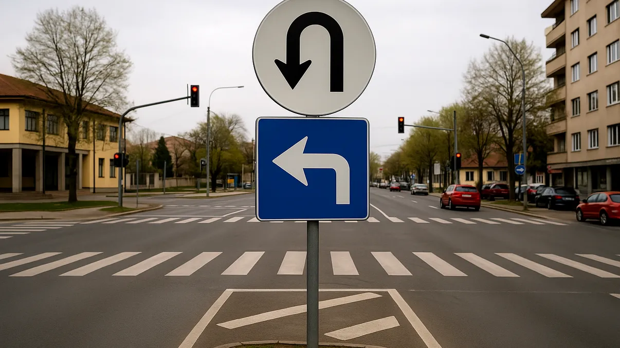 Când ai voie să întorci în intersecție, ce spune Codul Rutier din România. Puțini șoferi cunosc noile reguli