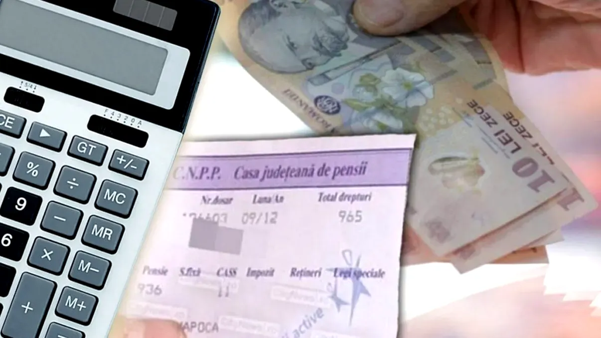 Ce pensie mai iei după reținerea CASS, dacă ai acum 4.500 lei. Calcul complet