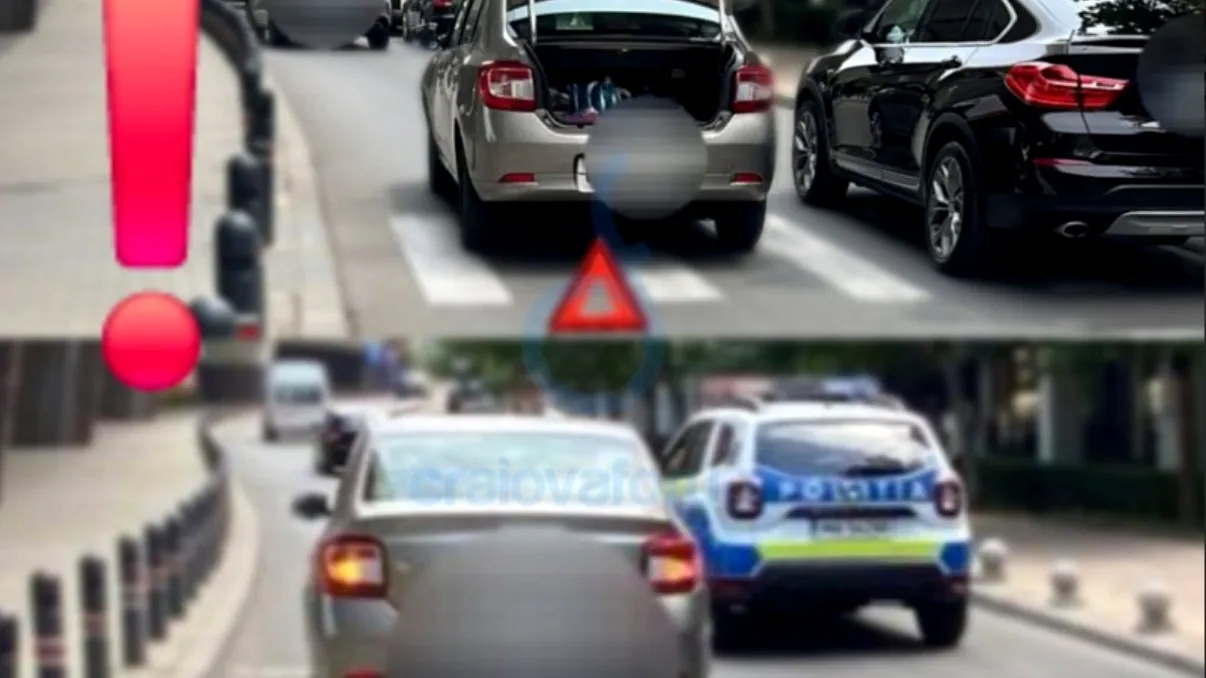 Coincidență sau ghinion? Un craiovean de 64 de ani a produs două accidente rutiere, în două zile consecutive, în același loc și la aproape aceeași oră