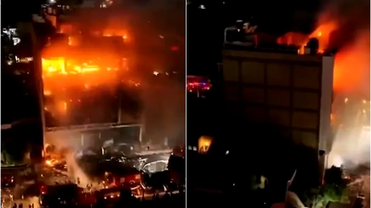 Peste 60 de morți în urma unui incendiu dintr-un mall, „după ce un aparat de aer condiționat a explodat”