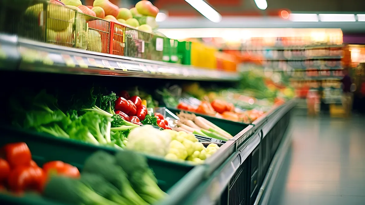 De ce sunt stropite cu apă legumele și fructele din supermarketuri. Nu e doar pentru a părea mai proaspete