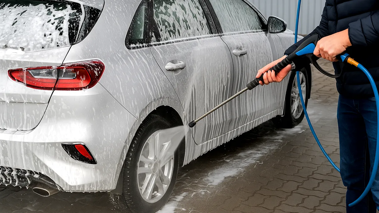 Greșelile pe care le fac șoferii când spală mașina la stațiile self-wash cu jetoane. Cum poți strica caroseria la mașină fără să știi