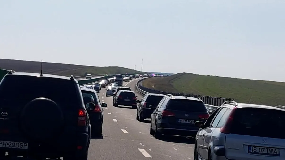 Accident în lanț pe A2, în zona Cernavodă. Cinci mașini implicate, trafic restricționat