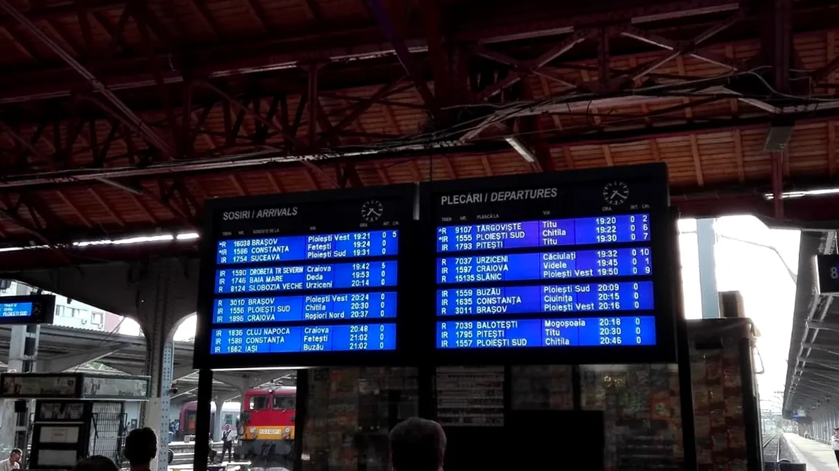 Trafic feroviar blocat temporar pe ruta București Nord – Băneasa: o persoană a fost lovită mortal de tren