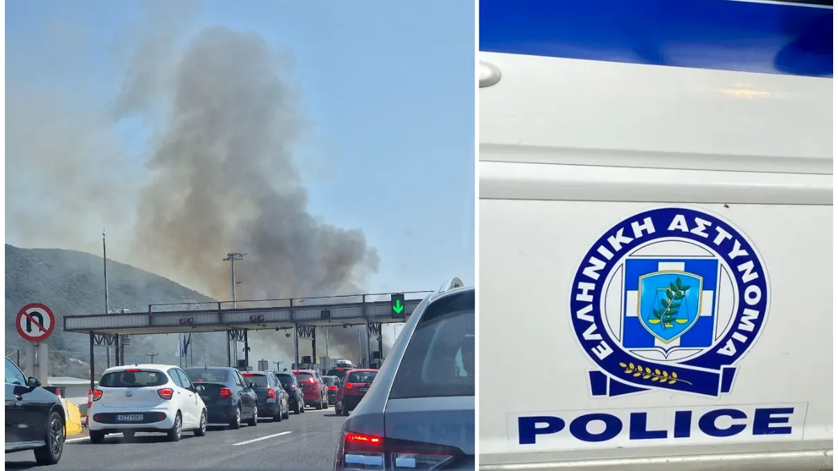 Accident grav, urmat de un incendiu, la staţia de taxare Keramoti, spre Thassos. Românii de la faţa locului trimit informaţii: 