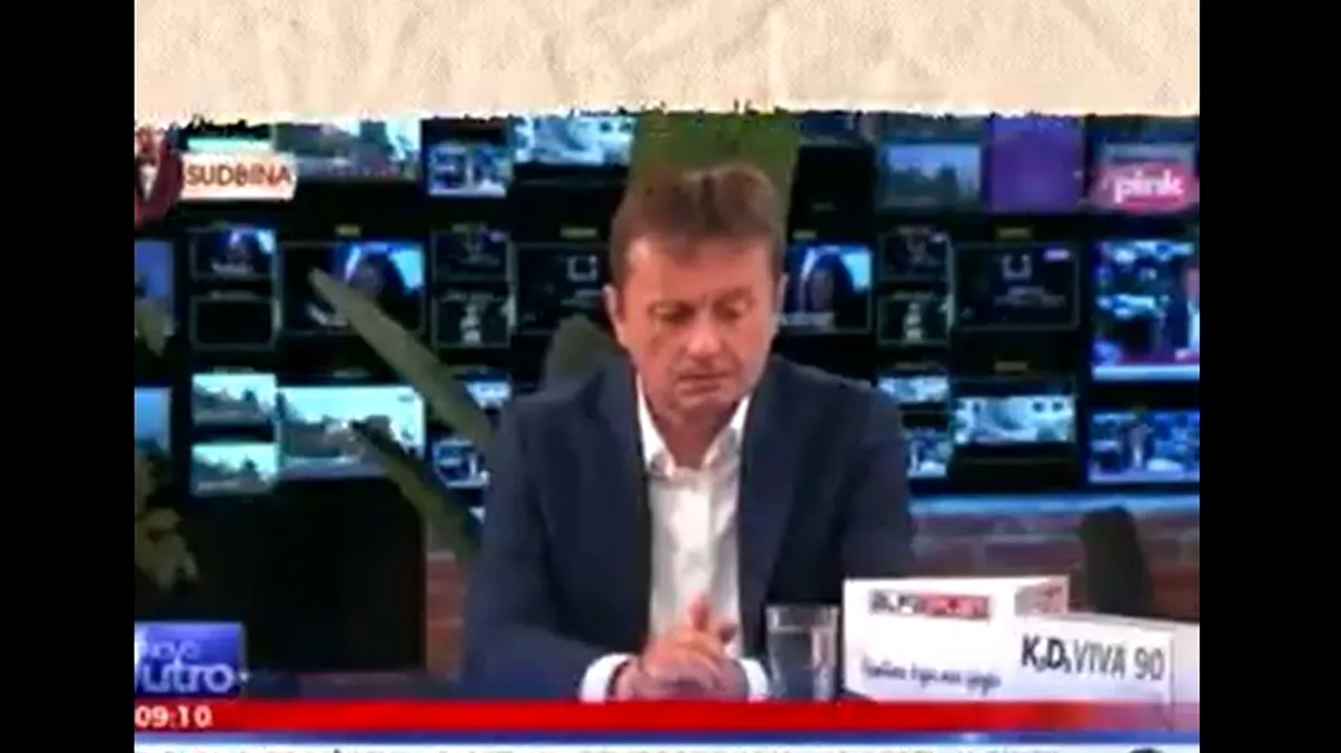 Momentul în care un ministru sârb face AVC în direct, în timpul unei emisiuni. Oficialul este în spital, în stare gravă VIDEO