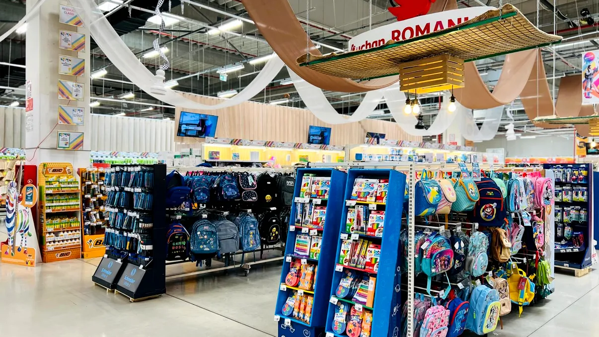 Back to School la Auchan cu peste 2.000 de articole esențiale la prețuri mici și o campanie de reciclare cu reduceri la rechizite