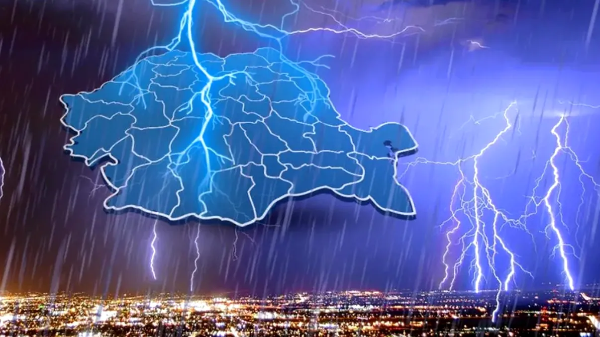 ANM a emis cod portocaliu de furtuni cu grindină și vijelii. Localitățile aflate sub alertă imediată