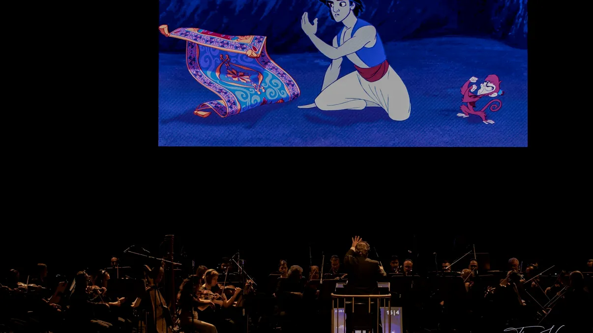 Magia Disney prinde viață la Sala Palatului: „Aladdin in Concert Live to Film”, un spectacol unic cu orchestră și artiști români