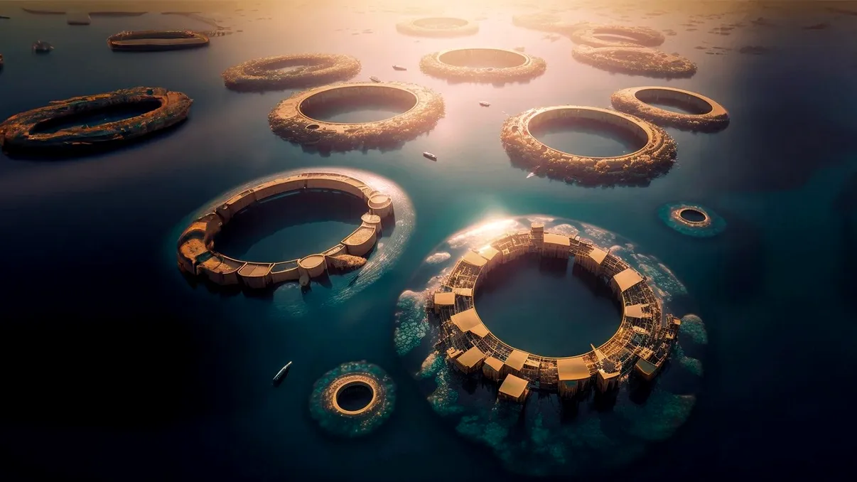 Polimeropolis, orașul futurist construit din plastic reciclat care ar putea pluti pe Marea Insulă de Gunoaie din Pacific