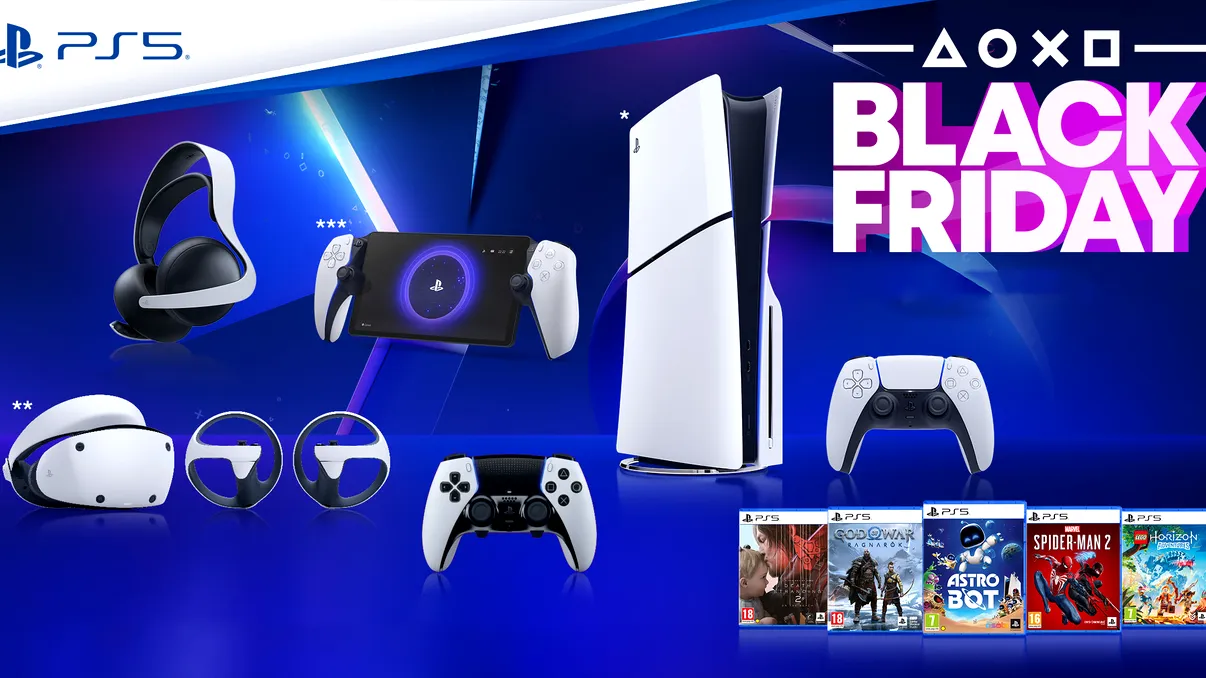 Black Friday la PlayStation - jocuri de top, console și VR cu cea mai mare reducere din an