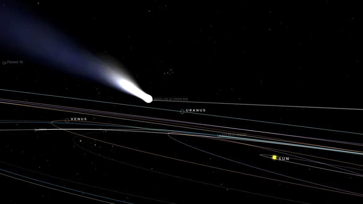 Semnalul radio detectat de la cometa interstelară 3I/ATLAS confirmă originea sa naturală