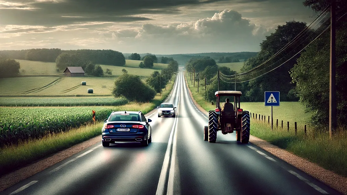 Depășirea pe linie continuă în România, conform Codului Rutier. Singurele situații în care scapi fără amendă