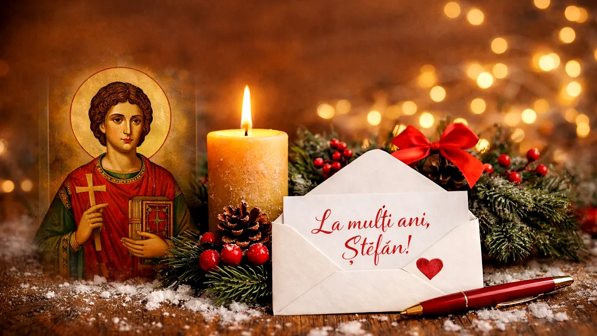 Mesaje și urări de Sfântul Ștefan 2025. Gânduri frumoase pentru cei care își serbează onomastica