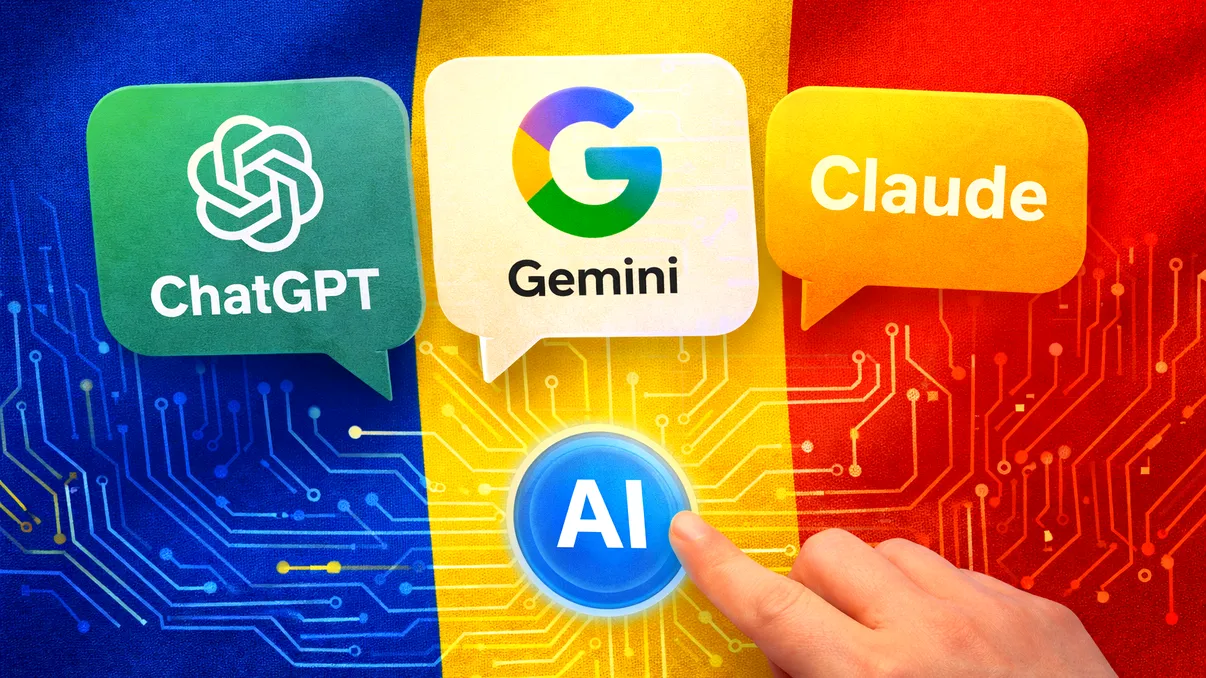 Românii, tot mai ahtiați după inteligența artificială. Cum au folosit AI-ul în 2025, ce platforme au câștigat teren în țara noastră
