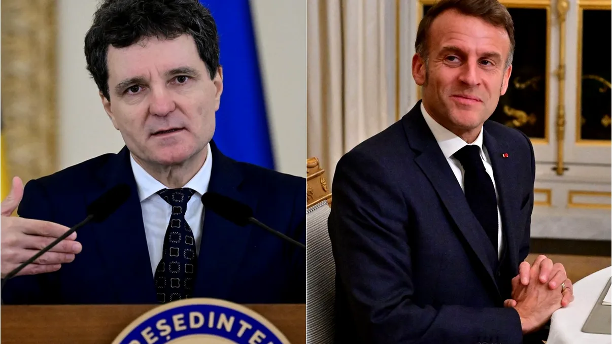 Nicușor Dan, primit la Palatul Elysee de Emmanuel Macron. Gestul făcut de preşedintele Franţei, surprins de camere. Update