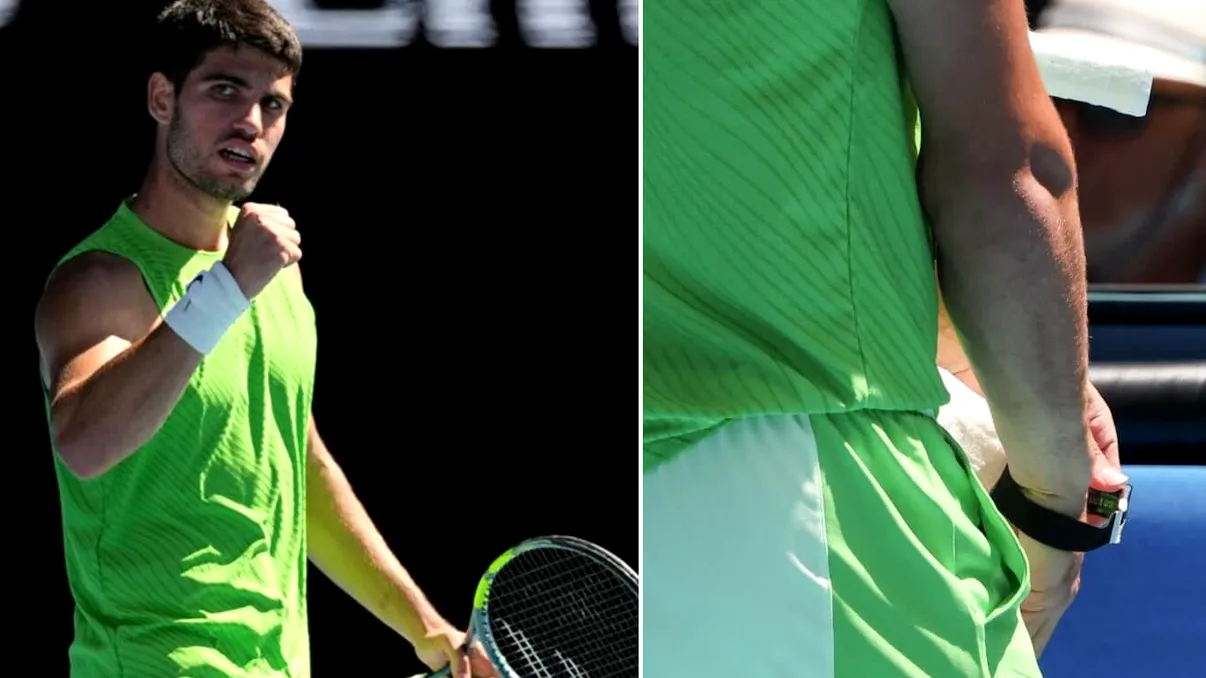 Alcaraz, obligat să-și scoată brățara inteligentă în timpul meciului. Motivul invocat la Australian Open
