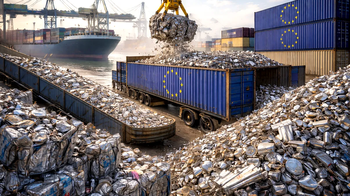 Reciclarea care se întoarce împotriva UE: Aluminiul colectat în Europa pleacă peste granițe și revine ca metal „nou”