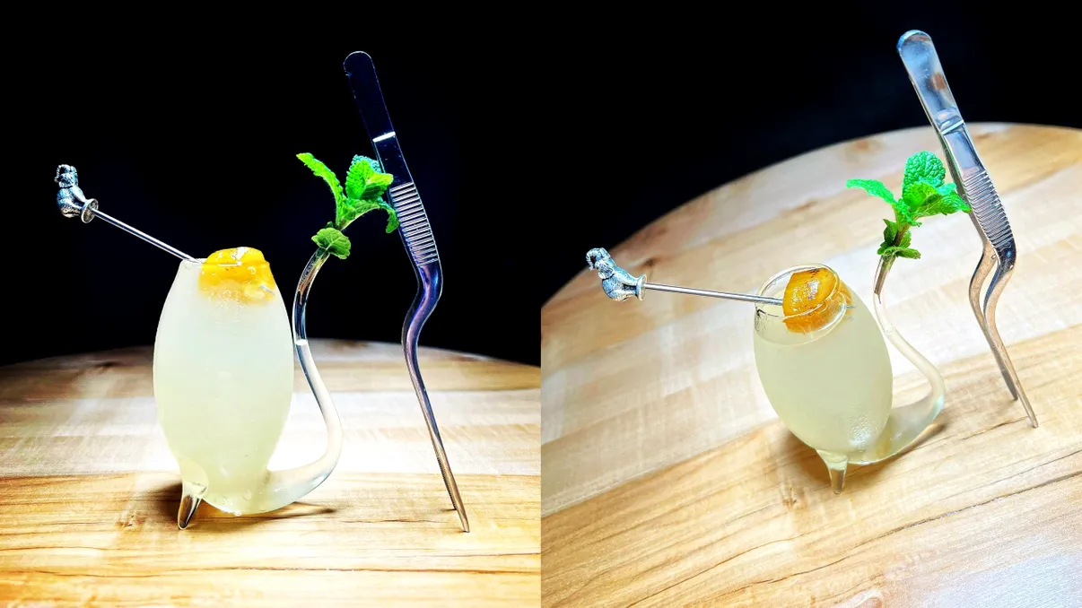 Cum faci o rețetă simplă originală cu arome japoneze, Yuzu Saketini cu două tipuri de gin și Junmai Ginjo Sake