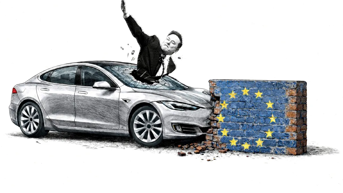 Tesla pierde piața din Europa, iar X-tremistul Musk e piesa principală care strică brandul