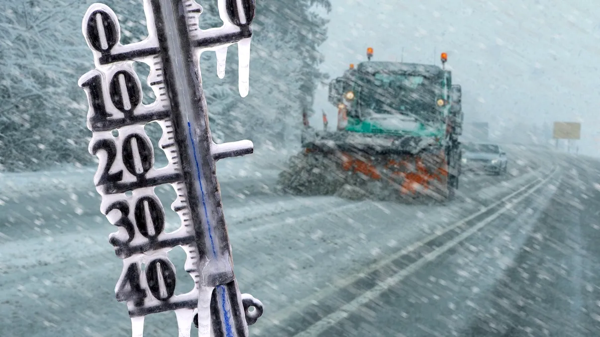 ANM anunță un nou val de ger în România. Revin ninsorile și temperaturile scăzute