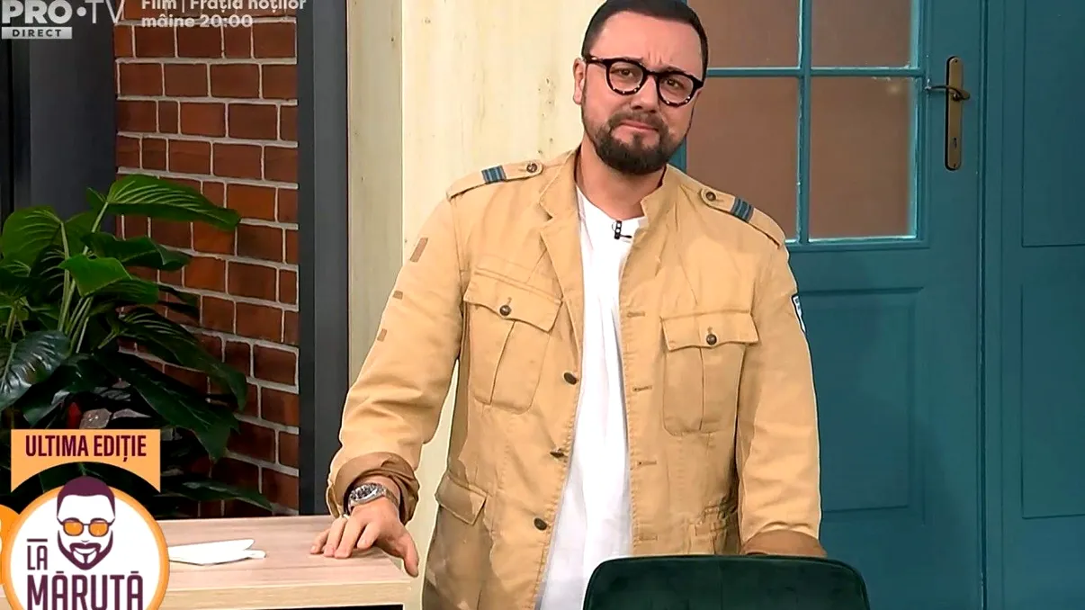 Cătălin Măruță a izbucnit în lacrimi. De abia a mai putut vorbi în finalul emisiunii. Ultimele cuvinte rostite în calitate de prezentator la Pro TV