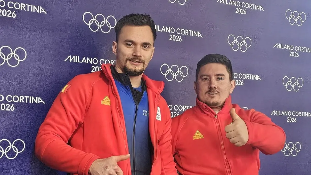 Echipajul Mihai Tentea și George Iordache, performanță spectaculoasă la Jocurile Olimpice de iarnă: locul 5 după două manșe