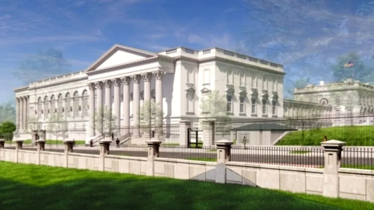 Trump prezintă prima imagine a uriașei săli de bal de 300 de milioane de dolari de la Casa Albă