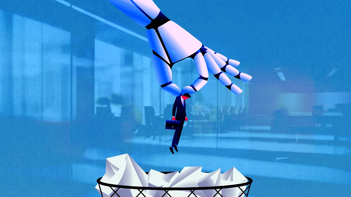 Mitul „abundenței prin AI” se destramă: cum apasă inteligența artificială salariile și alimentează o bulă economică periculoasă