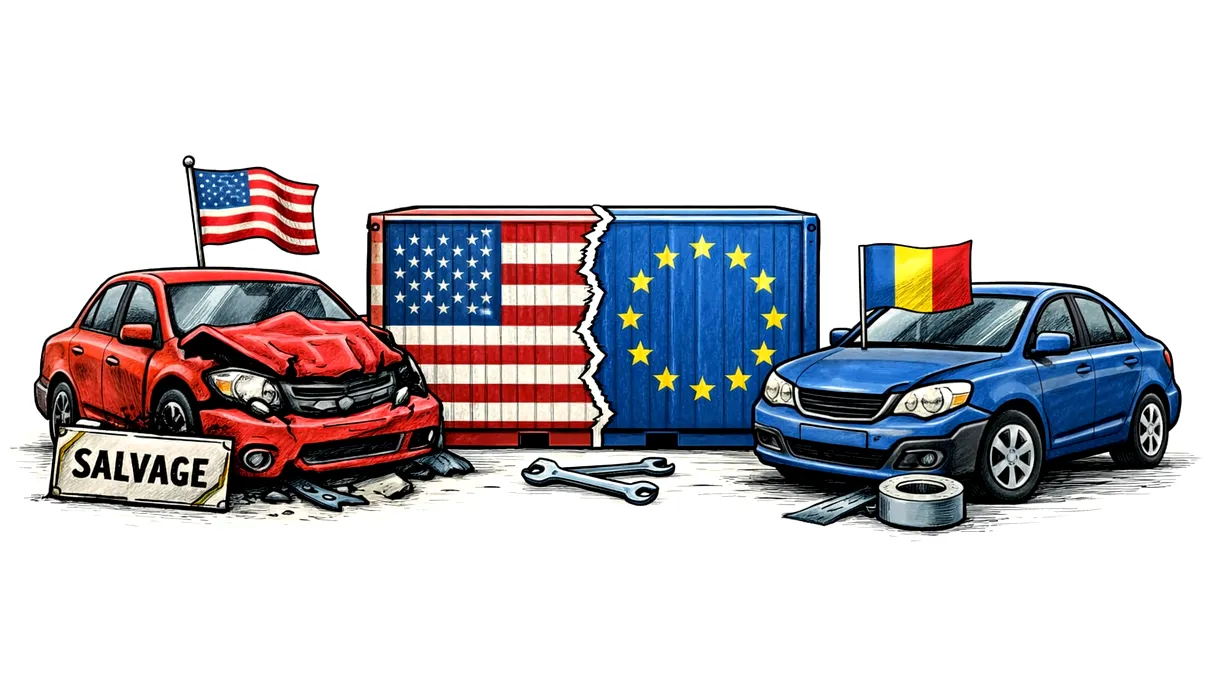 Mașinile avariate în SUA, ajung să se vândă în Uniunea Europeană cu reparații superficiale. Cum a ajuns România în investigația Nimmersatt a mii de autoturisme