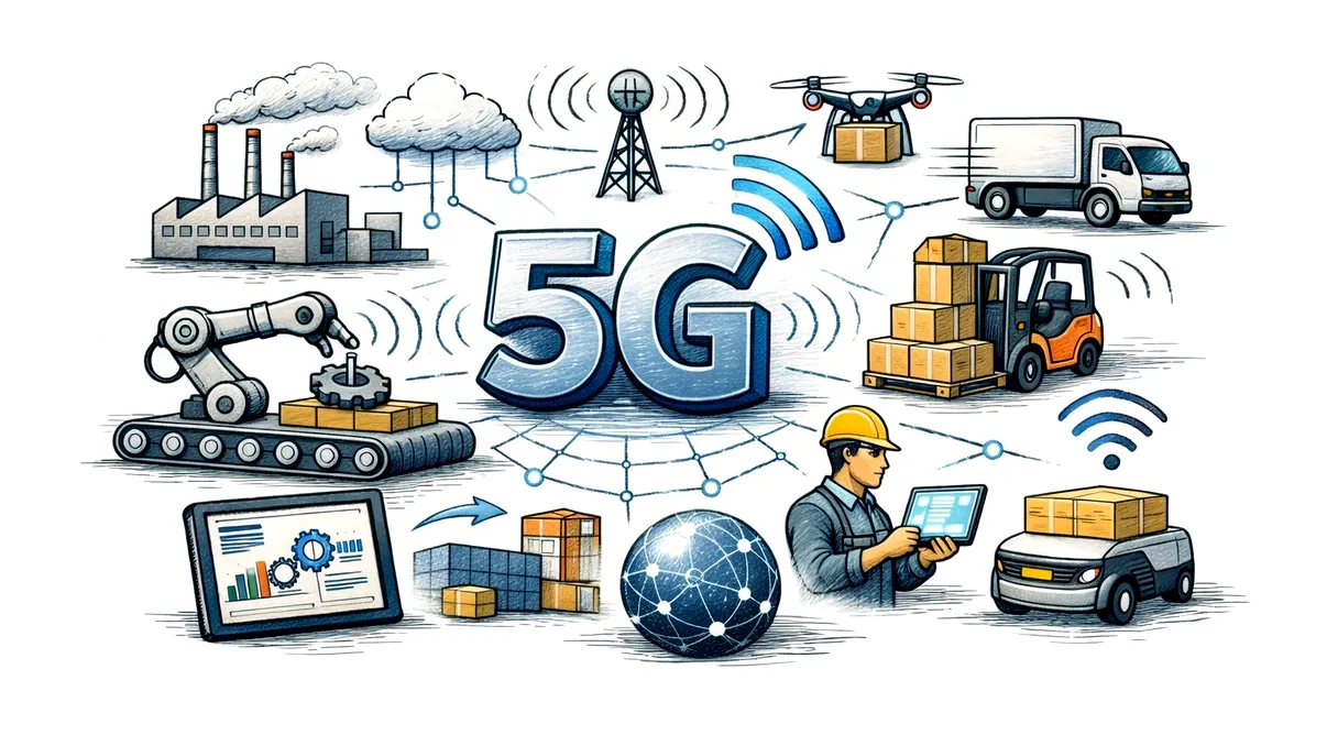 Tehnologia 5G în industrie: Ce schimbări aduce în producție și logistică?