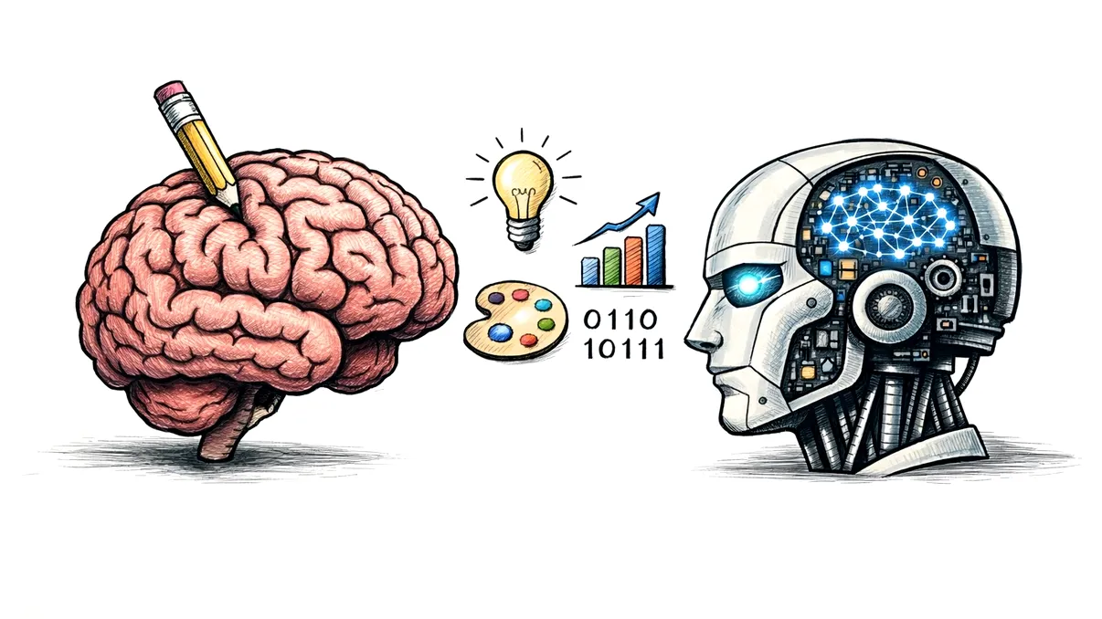 Creier uman vs. algoritm: Unde rămâne creativitatea în epoca automatizării?