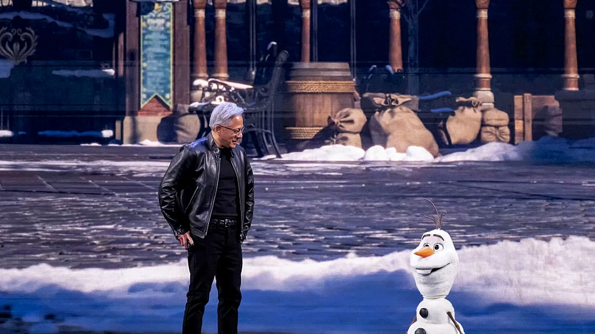 Olaf, AI și marele pariu Nvidia: de ce un robot simpatic de la Disney a ajuns simbolul unei industrii care promite prea mult
