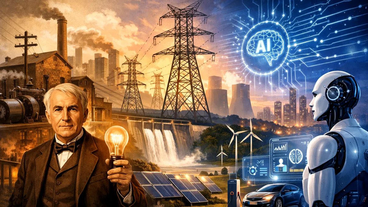 De la Edison și Tesla la AI: cum s-a născut rețeaua electrică fără de care lumea modernă s-ar opri în câteva minute
