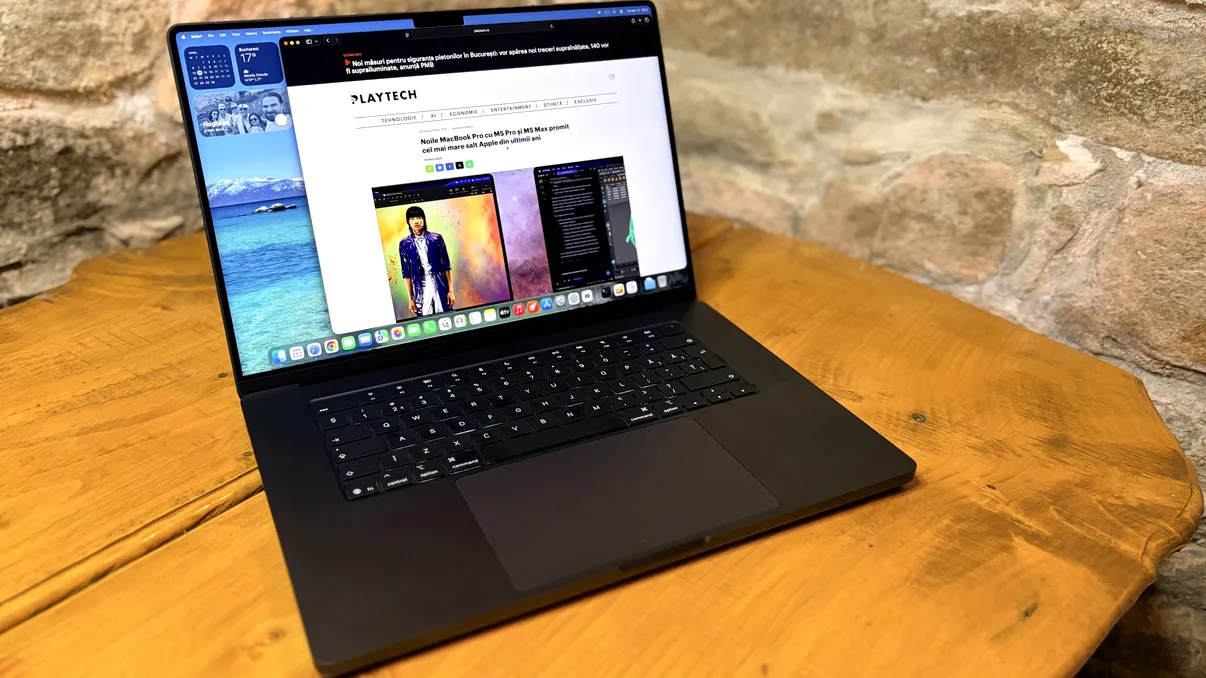 REVIEW MacBook Pro 16 cu M5 Max - cât de bun este cel mai bun laptop Apple din 2026. Are 128GB RAM și 4TB SSD