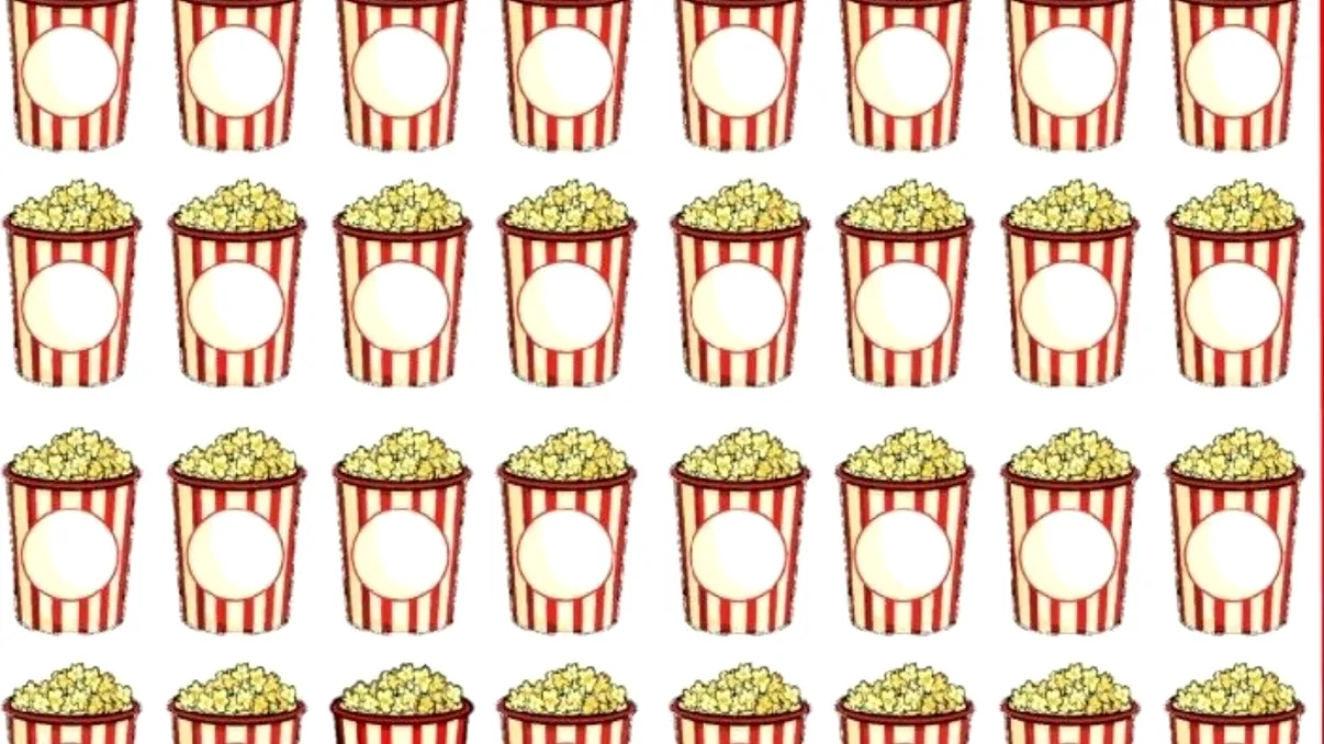Test de perspicacitate. Poţi găsi rapid cutia cu popcorn ciudată? E ceva greşit la una dintre ele
