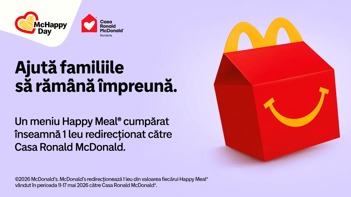 McHappy Day 2026®: fapte bune care țin familiile împreună