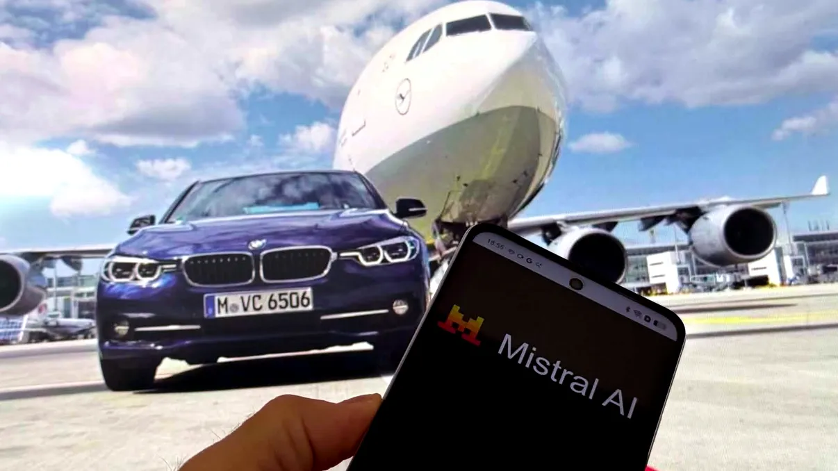 Europa își face propriul scut AI. BMW și Airbus aleg Mistral, compania franceză de inteligență artificială, pentru avioane și mașini