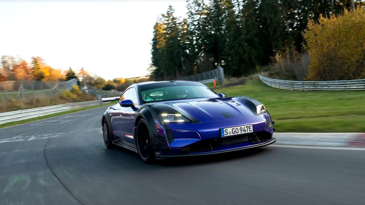 Taycan Turbo GT devine noul rege electric de pe Nürburgring, mai rapid decât BYD Yangwang U9 Xtreme