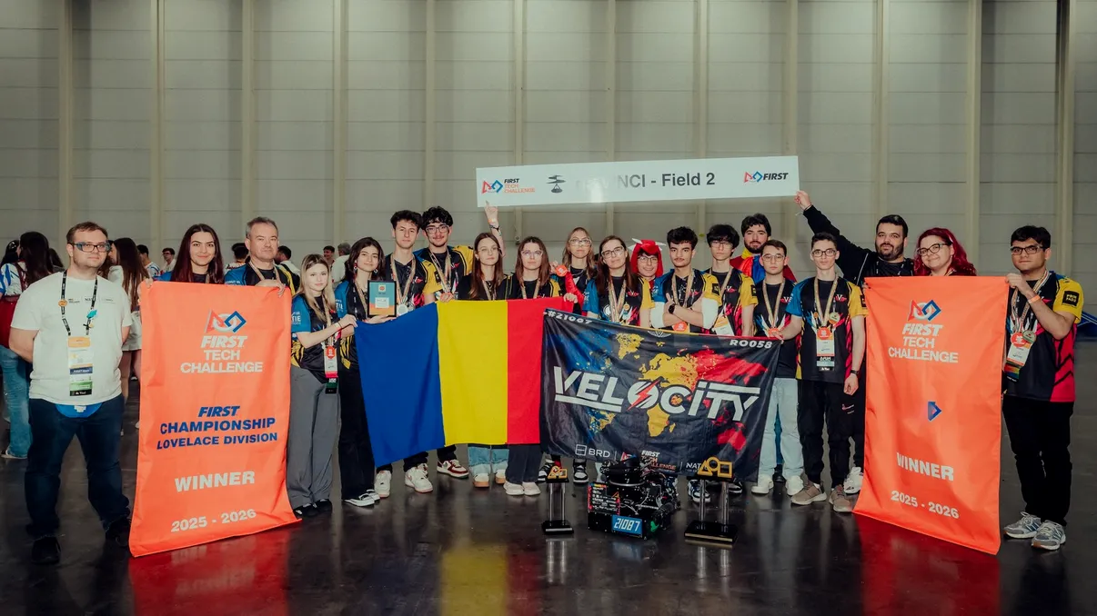 România, campioană mondială la robotică. Echipa din Brăila a câștigat FIRST Tech Challenge 2026