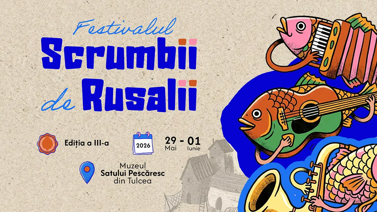 Festivalul Scrumbii de Rusalii revine în 2026 cu a treia ediție - de ce nu trebuie să lipsești între 29 mai și 1 iunie de la Muzeul Satului Pescăresc Tulcea