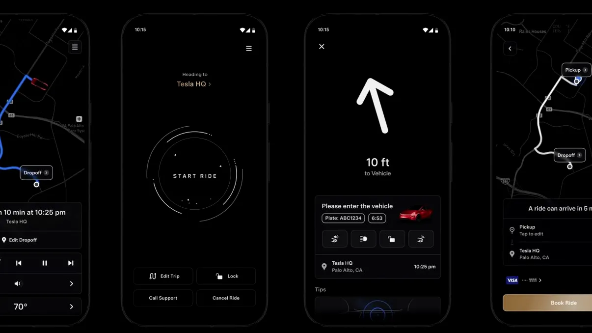 Robotaxi-ul Tesla ajunge pe Android după aproape un an: promisiune mare, disponibilitate mică și șoferi de siguranță
